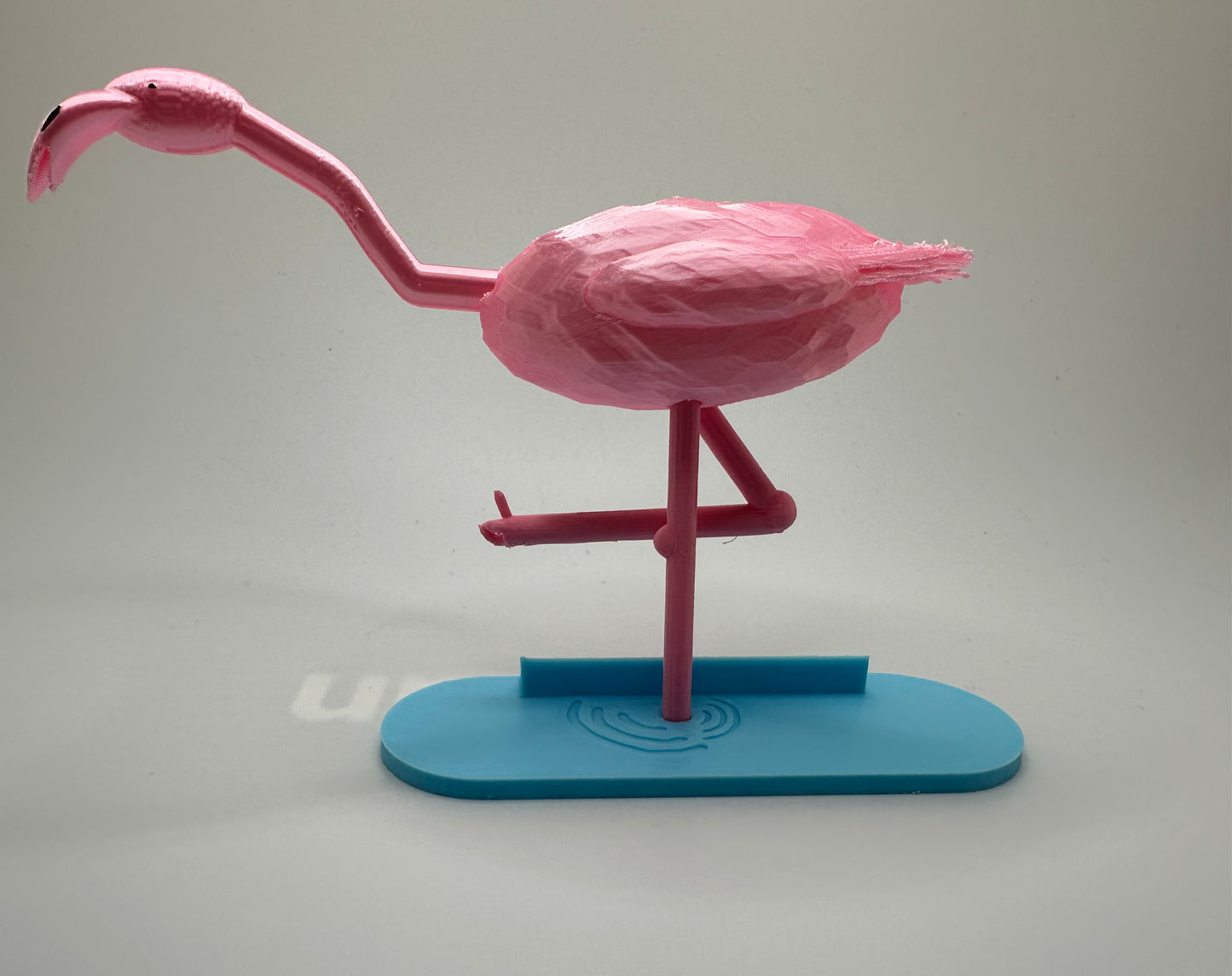 Flamingo Desk Ornament (Blue - Flock Off)