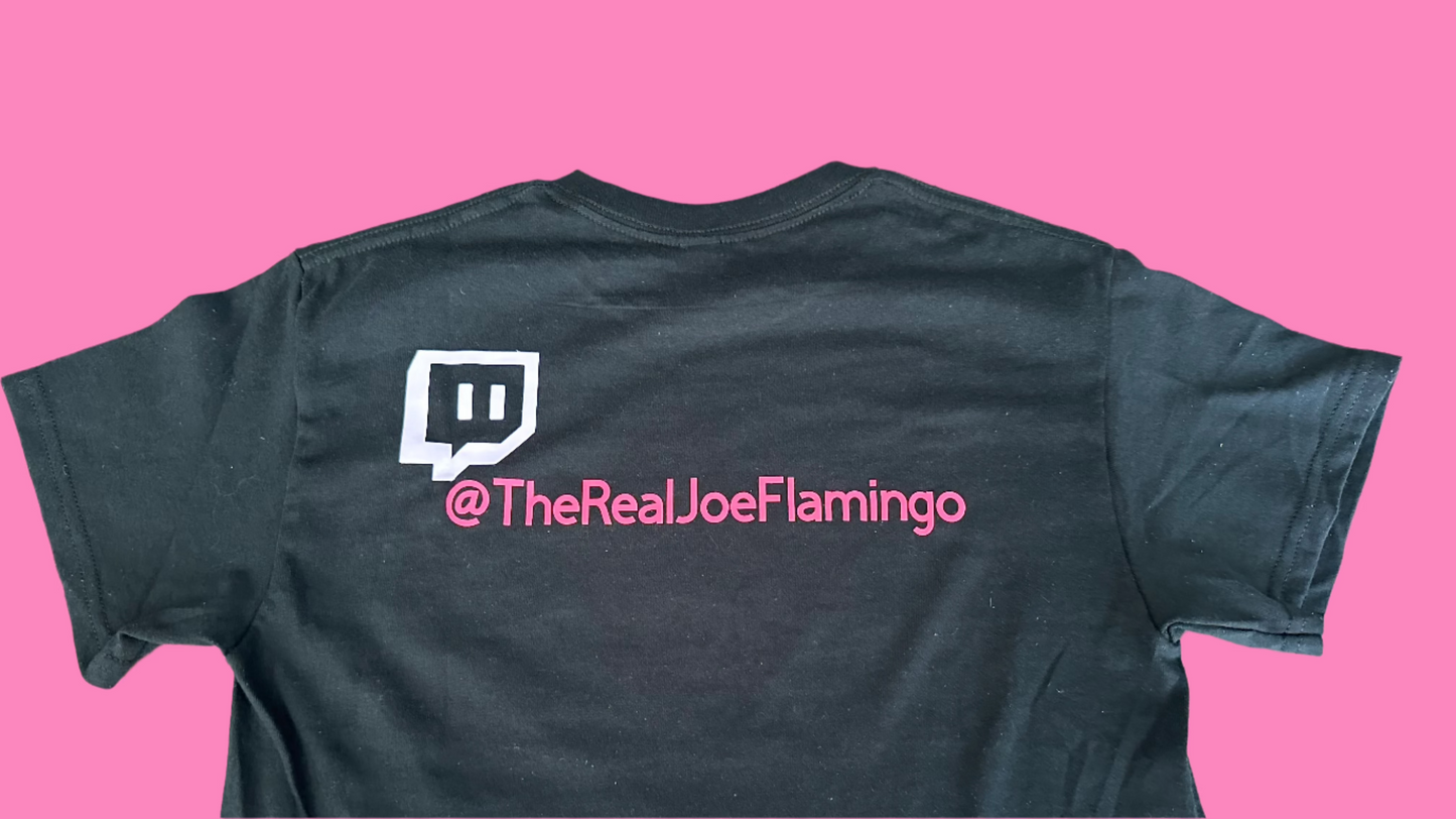 Joe Flamingo T-Shirt (Black)